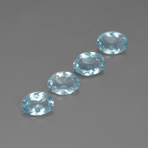 Achetez naturel ct bleue aigue-marine gems, coupe ovale, en provenance inde (karur) chez gemselect. en stock, livraison internationale!