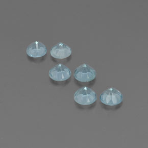 Achetez naturel ct bleue aigue-marine gems, coupe roude, en provenance inde (karur) chez gemselect. en stock, livraison internationale!