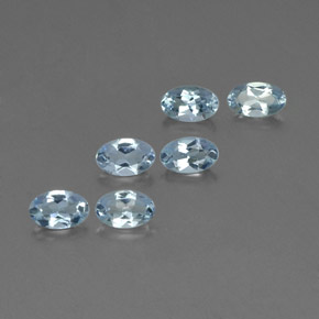 Achetez naturel ct bleue aigue-marine gems, coupe ovale, en provenance inde (karur) chez gemselect. en stock, livraison internationale!