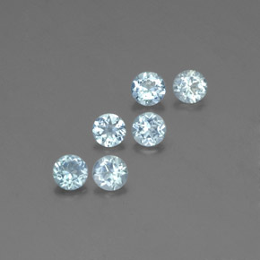 Achetez naturel ct bleue aigue-marine gems, coupe roude, en provenance inde (karur) chez gemselect. en stock, livraison internationale!