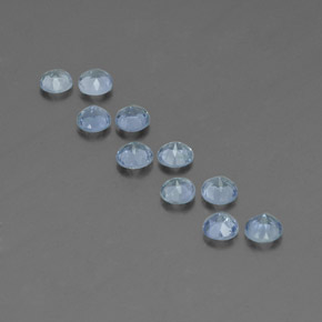 Achetez naturel ct bleue aigue-marine gems, coupe roude, en provenance inde (karur) chez gemselect. en stock, livraison internationale!