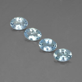 Achetez naturel ct bleue aigue-marine gems, coupe ovale, en provenance inde (karur) chez gemselect. en stock, livraison internationale!