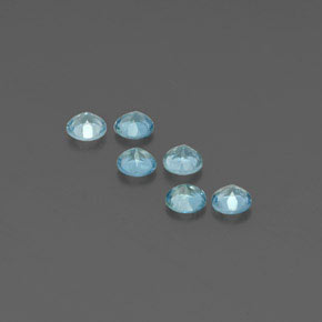 Achetez naturel ct bleue aigue-marine gems, coupe roude, en provenance inde (karur) chez gemselect. en stock, livraison internationale!