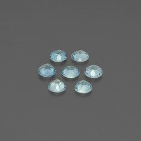 Achetez naturel ct bleue aigue-marine gems, coupe roude, en provenance inde (karur) chez gemselect. en stock, livraison internationale!
