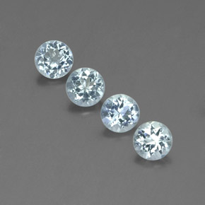 Achetez naturel ct bleue aigue-marine gems, coupe roude, en provenance inde (karur) chez gemselect. en stock, livraison internationale!