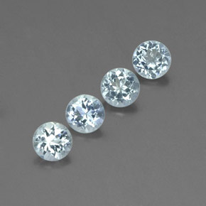 Achetez naturel ct bleue aigue-marine gems, coupe roude, en provenance inde (karur) chez gemselect. en stock, livraison internationale!