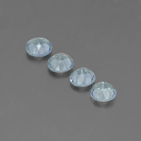 Achetez naturel ct bleue aigue-marine gems, coupe roude, en provenance inde (karur) chez gemselect. en stock, livraison internationale!