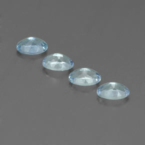 Achetez naturel ct bleue aigue-marine gems, coupe ovale, en provenance inde (karur) chez gemselect. en stock, livraison internationale!