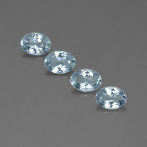 Achetez naturel ct bleue aigue-marine gems, coupe ovale, en provenance inde (karur) chez gemselect. en stock, livraison internationale!