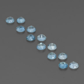 Achetez naturel ct bleue aigue-marine gems, coupe roude, en provenance inde (karur) chez gemselect. en stock, livraison internationale!