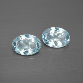 Achetez naturel ct bleue aigue-marine gems, coupe ovale, en provenance inde (karur) chez gemselect. en stock, livraison internationale!