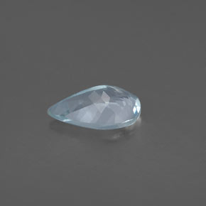 Aigue-marine bleue naturelle en forme de poire, 1,07 ct, VVS-VS