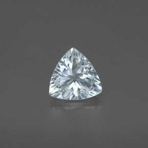 Aigue-marine bleue naturelle trillion, 1,05 ct, VS