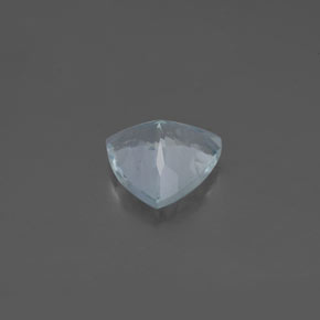 Aigue-marine bleue naturelle trillion, 1,05 ct, VS