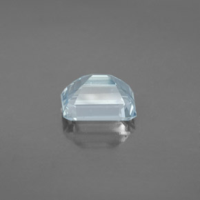 Aigue-marine bleue naturelle taille émeraude, 2,25 ct, VVS-VS