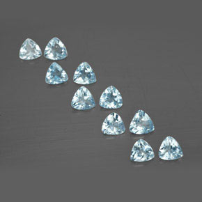 Achetez naturel ct bleue aigue-marine gems, trillion, en provenance inde (karur) chez gemselect. en stock, livraison internationale!