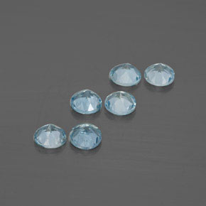 Achetez naturel ct bleue aigue-marine gems, coupe roude, en provenance inde (karur) chez gemselect. en stock, livraison internationale!