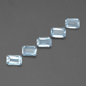 Achetez naturel ct bleue aigue-marine gems, taille émeraude, en provenance inde (karur) chez gemselect. en stock, livraison internationale!