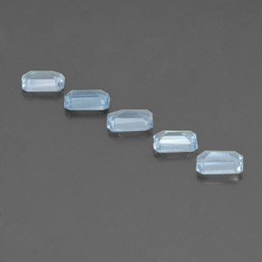 Achetez naturel ct bleue aigue-marine gems, taille émeraude, en provenance inde (karur) chez gemselect. en stock, livraison internationale!