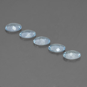 Achetez naturel ct bleue aigue-marine gems, coupe ovale, en provenance inde (karur) chez gemselect. en stock, livraison internationale!