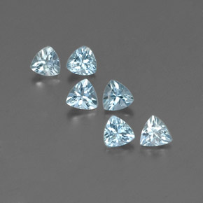 Achetez naturel ct bleue aigue-marine gems, trillion, en provenance inde (karur) chez gemselect. en stock, livraison internationale!