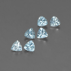 Achetez naturel ct bleue aigue-marine gems, trillion, en provenance inde (karur) chez gemselect. en stock, livraison internationale!
