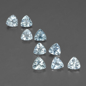Achetez naturel ct bleue aigue-marine gems, trillion, en provenance inde (karur) chez gemselect. en stock, livraison internationale!