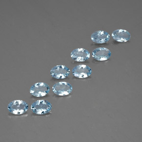 Achetez naturel ct bleue aigue-marine gems, coupe ovale, en provenance inde (karur) chez gemselect. en stock, livraison internationale!