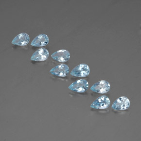 Achetez naturel ct bleue aigue-marine gems, en forme de poire, en provenance inde (karur) chez gemselect. en stock, livraison internationale!