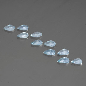 Achetez naturel ct bleue aigue-marine gems, en forme de poire, en provenance inde (karur) chez gemselect. en stock, livraison internationale!