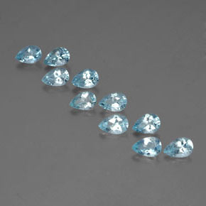 Achetez naturel ct bleue aigue-marine gems, en forme de poire, en provenance inde (karur) chez gemselect. en stock, livraison internationale!