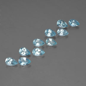 Achetez naturel ct bleue aigue-marine gems, en forme de poire, en provenance inde (karur) chez gemselect. en stock, livraison internationale!