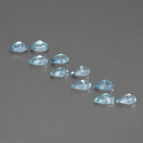 Achetez naturel ct bleue aigue-marine gems, en forme de poire, en provenance inde (karur) chez gemselect. en stock, livraison internationale!