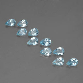 Achetez naturel ct bleue aigue-marine gems, en forme de poire, en provenance inde (karur) chez gemselect. en stock, livraison internationale!