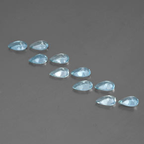 Achetez naturel ct bleue aigue-marine gems, en forme de poire, en provenance inde (karur) chez gemselect. en stock, livraison internationale!