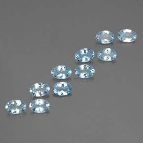 Achetez naturel ct bleue aigue-marine gems, coupe ovale, en provenance inde (karur) chez gemselect. en stock, livraison internationale!