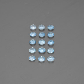 Achetez naturel ct bleue aigue-marine gems, coupe roude, en provenance inde (karur) chez gemselect. en stock, livraison internationale!