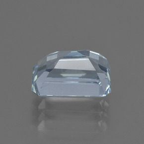 Aigue-marine bleue naturelle taille émeraude, 2,47 ct, VS-SI