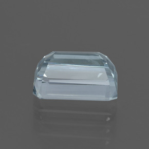 Aigue-marine bleue naturelle taille émeraude, 1,92 ct, VS