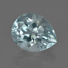 Bleu vert Bleu ciel naturelle En forme de poire, 7.46 ct, VVS