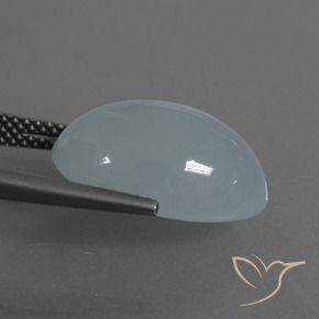 Aigue-marine bleue naturelle coupe ovale, 9,63 ct, translucide