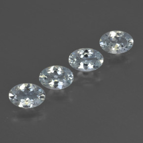 Achetez naturel 1,72ct blanc aigue-marine gems, coupe ovale, en provenance inde chez gemselect. en stock, livraison internationale!