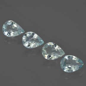 Achetez naturel 3,26ct bleue aigue-marine gems, en forme de poire, en provenance inde chez gemselect. en stock, livraison internationale!