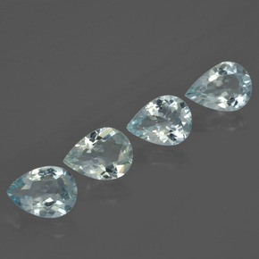 Achetez naturel 3,26ct bleue aigue-marine gems, en forme de poire, en provenance inde chez gemselect. en stock, livraison internationale!