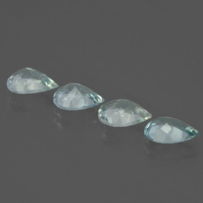 Achetez naturel 3,26ct bleue aigue-marine gems, en forme de poire, en provenance inde chez gemselect. en stock, livraison internationale!
