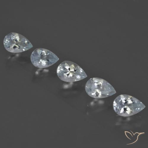 Achetez naturel 1.88ct Bleu clair Bleu vert gems, En forme de poire, En provenance Inde chez GemSelect. En stock, livraison internationale!