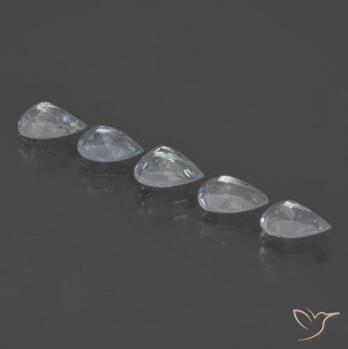 Achetez naturel 1.88ct Bleu clair Bleu vert gems, En forme de poire, En provenance Inde chez GemSelect. En stock, livraison internationale!