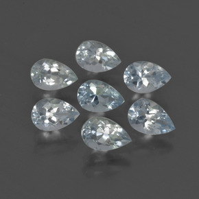 Achetez naturel 3.00ct Bleu clair Bleu vert gems, En forme de poire, En provenance Inde chez GemSelect. En stock, livraison internationale!
