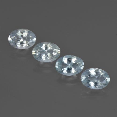 Achetez naturel 2,96ct bleue aigue-marine gems, coupe ovale, en provenance inde chez gemselect. en stock, livraison internationale!