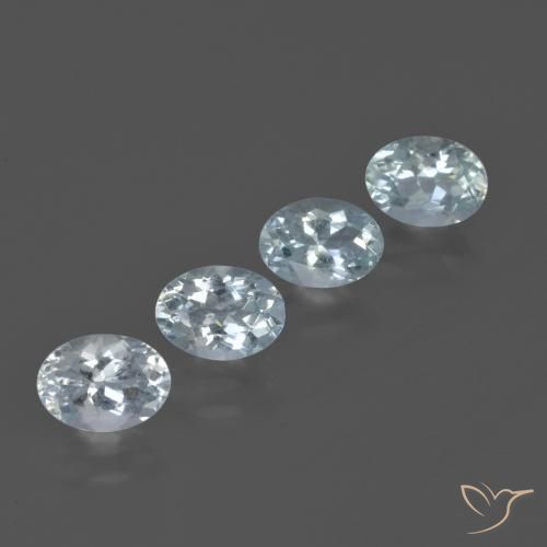 Achetez naturel 3,09ct bleue aigue-marine gems, coupe ovale, en provenance inde chez gemselect. en stock, livraison internationale!